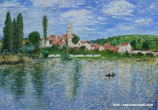 Veduta di Vetheuil Falsi d'autore